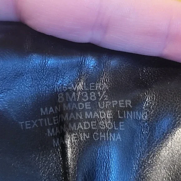 Mix No.6 Boots Valera Lace Up Combat Block Heels Black Faux Leather Women's 8M - Picture 16 of 16